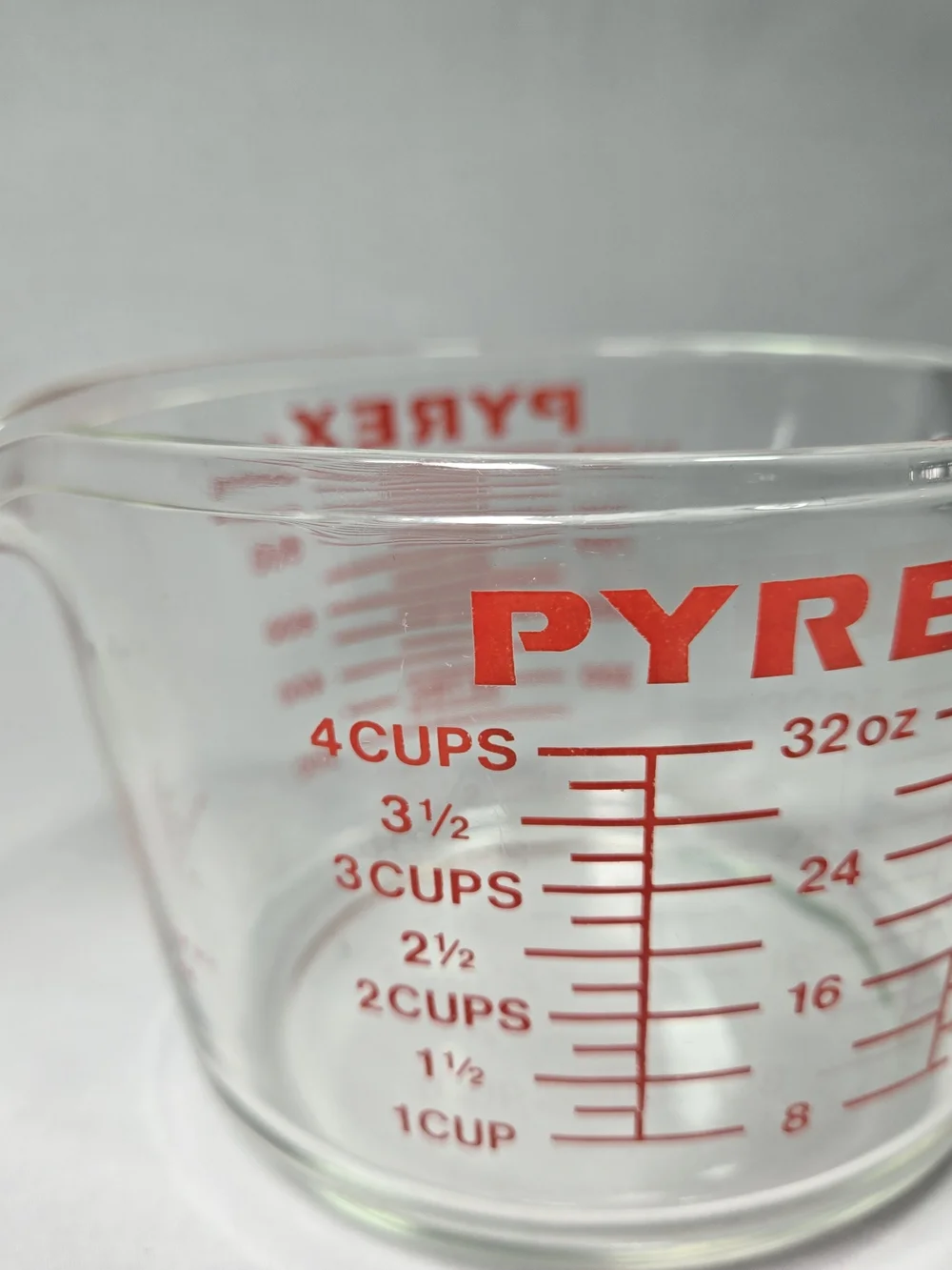Pyrex some etching